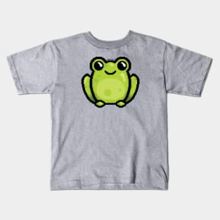 Chonky Boi - Frog (Pixel) Kids T-Shirt